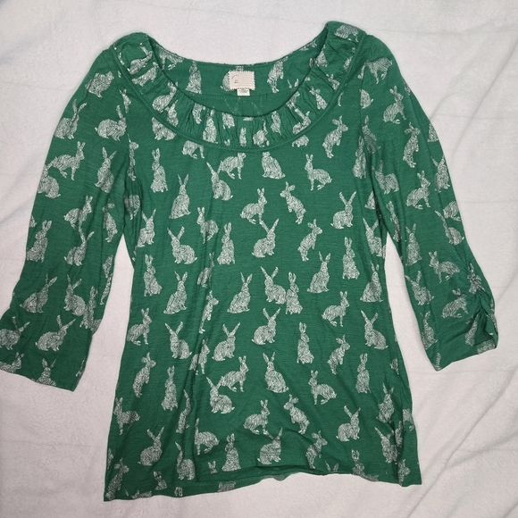 Anthropologie Tops - Anthropologie Geometrical Bunny Top